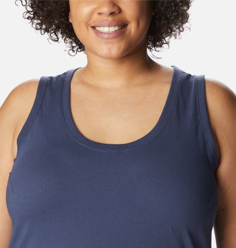 Women's Columbia Sapphire Point Tanks Navy | Plus Size CA-X50C8